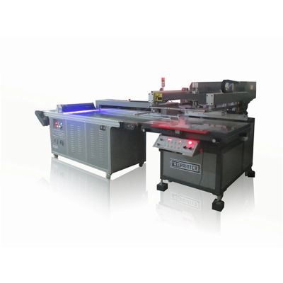 LED UV Ink Automatic Screen Printing Machine for Plastic Sheet