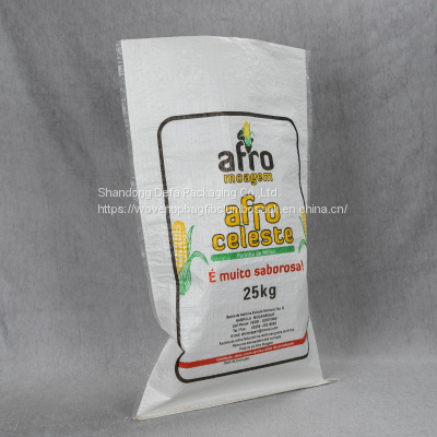 50kg fertilizer urea bag woven bag with inner film bag pattern size support customization