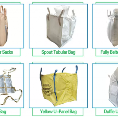 Black Color Lifting Loops Sand Bag 1ton pp Sand Bag White Color pp Bulk Bag photo-4