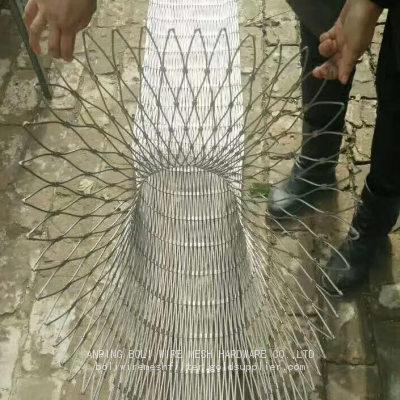Ferrule Cable Zoo Mesh Safety Mesh ss304 ss316 stainless steel rope mesh