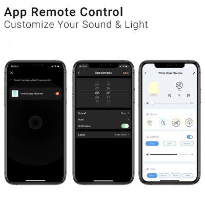 Timer App Remote Control Sound Machine With Night Light White Noise Toddler Sleep Trainer With 34 Soothing Sounds for Baby photo-3
