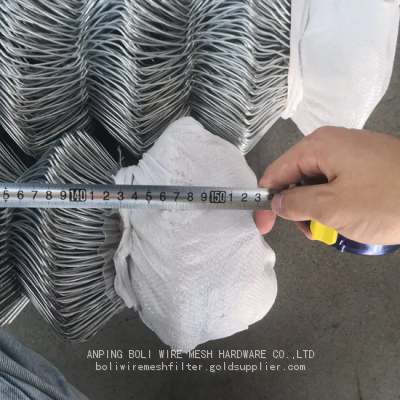 China Order of Chain Link Fence/ Diamond Outdoor Steel Wire Mesh Metal Fencing/BOLI MESH FENCE