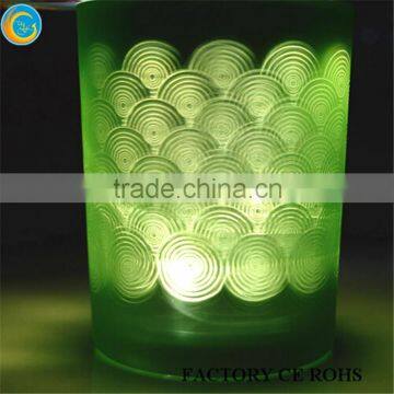 New fashion mercury glass jars 8cm height frosted candle containers