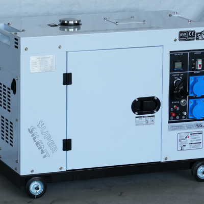 7kw 8kw 9kw 10kw Single / Three Phase Air Cooled Portable Silent Diesel Generator