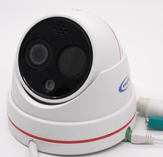 Compact Wireless FC1 Series CCTV Thermal Turret Camera with AI Human/Vehicle Recognition for Intrusion Detection