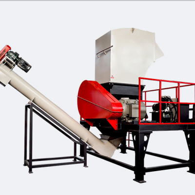 Heavy Duty Plastic Crusher for Recycling HDPE LDPE PP Pipes Sheets Bottles With High Efficiency photo-4