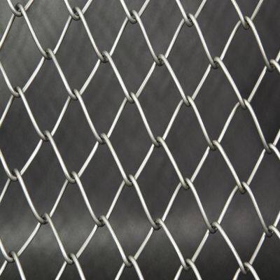 9 Gauge Galvanized Diamond Wire Mesh Fence for Highway and Railway Temporary Use photo-2