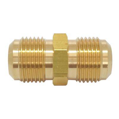 Brass fittings,Male thread double head joint with nut kit,Adopting C37710