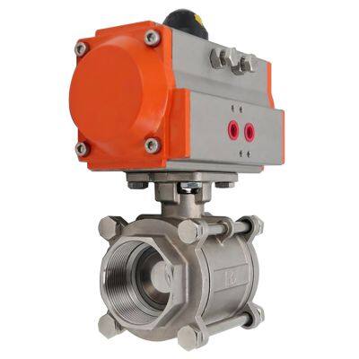 High Quality Pneumatischer Innengewinde-Kugelhahn photo-2