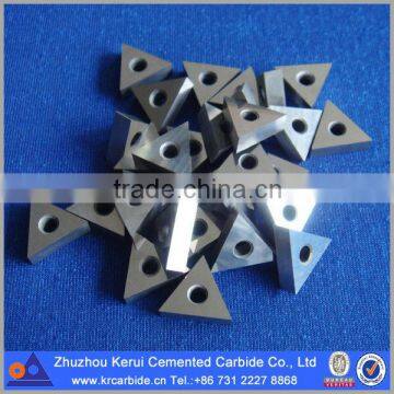 triangle pcd milling carbide insert for machining of hard materials