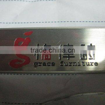 Custom Sexy 2015 Custom Logo Design SST Luggage Tags Embossed Metal Tags Metal Labels OEM