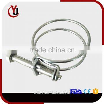 Spring Band Screw Double Wire Hose Clamp