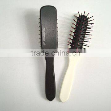 Black Painting Coating Wooden Hair Brush High Quality photo-3