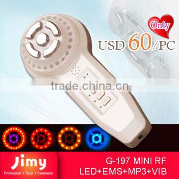 home electric current radio frequency rf lift led therapy rejuvenation device 2014