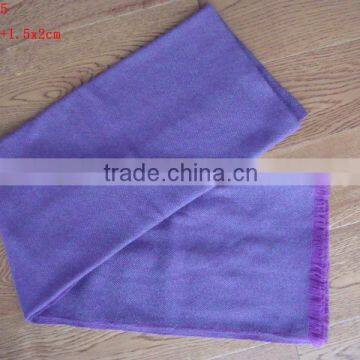 Top grade women woven 100% cashmere scarf