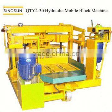 mobile egg laying block making machine price QTY4-30