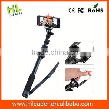 2015 Bluetooth Remote Control Cheap selfie stick with shutter