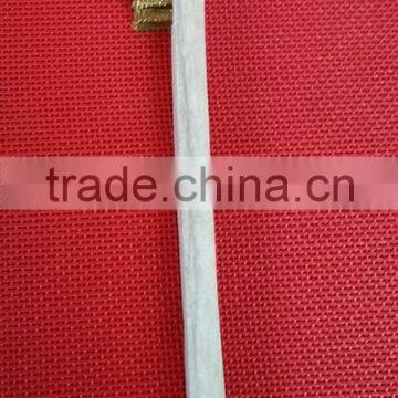 Lightweight Wooden Handle One Ended Brass Wire Brush