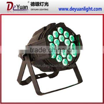 RGBWA 5in1 Led Par Light 18pcs 10w Led Par can Wedding Light