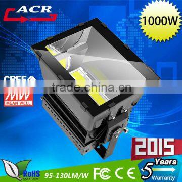 USA Bridgelux chip dc 1000w led flood lamps for garden,sport stadium led high bay lights/lamp