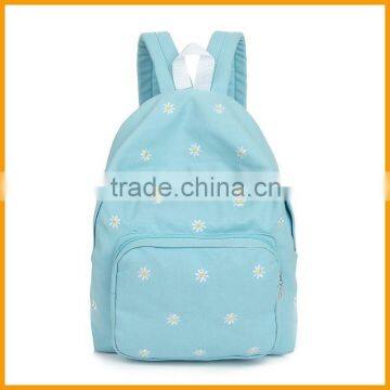 Eurpopean Style Beautiful Floral Girl Youth School Backpack photo-5