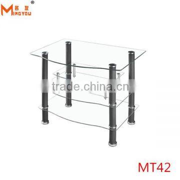 Metal and glass Material New model tv stand