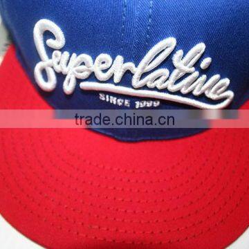 2015 Fashion design custom 3D embroidery snapback cap