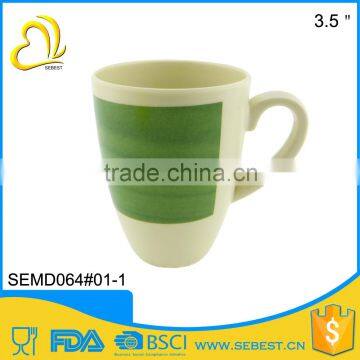 hot sale new products round hanle melamine plastic cup tea