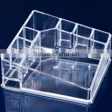 Cosmetic organizer makeup Multi-Use Display Box Acrylic Clear Cabinet Case Set