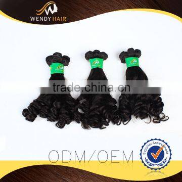 Hot China factory FUMI HAIR 100 brazilian virgin hair weft