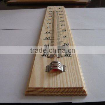 Wooden Indoor Thermometer Red Kerosene Measured Print Black Font Eco-friendly Competitive Price Fast Read Temperature photo-3