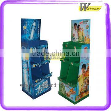 Supermarket Promotion Compartment Stand Paper Floor Gifts Display For LED photo-5