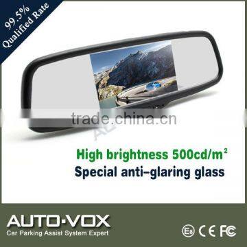 Factory Price Topselling 500cd/square meter anti-glaring glass rear view mirror