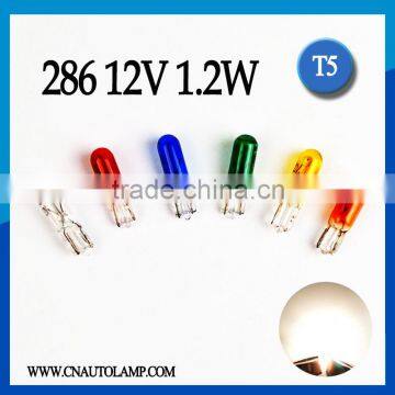 minimum lamp for auto halogen lamp T5 1.2W