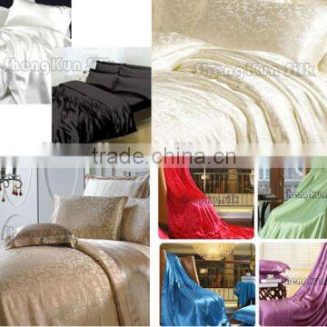 2015 Wholesale Luxury 19mm 20mm 25mm King size 100% Silk Bedding set with OEKO-TEX