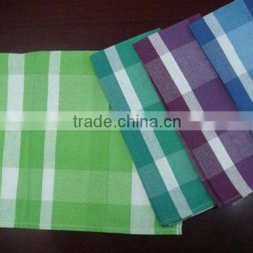 cotton yarn dyed kitchen towel