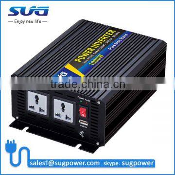 12v dc to 220v ac 1000w pure sine wave power inverter/converter