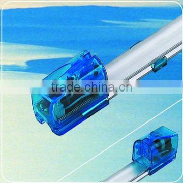 T8 aluminum alloy electronic fixture with blue plastic socket