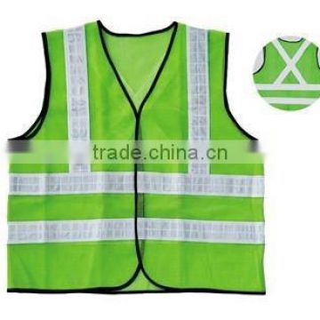 Custom flashing led safety vest with pockets