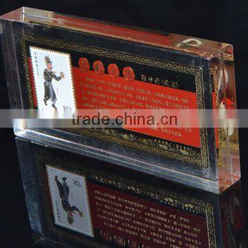 Hot Sale Acrylic Block Display Trip Acrylic Block Gift as Souvenir photo-2