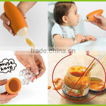 Baby Food Dispenser As Seen On TV Silicone baby food dispensing spoon