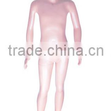 Plastic skin color tall child mannequin lifelike factory wholesale