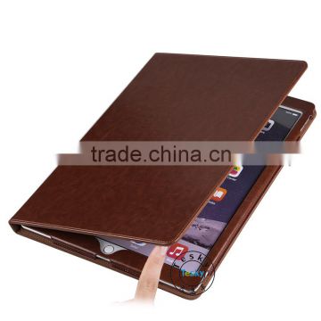 for ipad pro slim stand case,luxury pu leather cover for ipad pro smart case