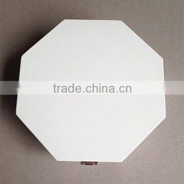 Wholesale New Design Wood Box White Hexagon Mirror Jewelry Case photo-2