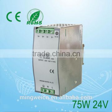 DR-75-24 LED Driver (75W 24V 3.2A) 100W Single Output Industrial 5v/12v/24V DIN Rail Power Supply And 24V Switching Power Supply