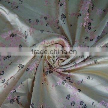 Chinese brocade with flower pattern