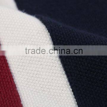 Vertical Striped Mens Polo Shirt / 60 % Cotton 40% Polyester Polo Shirt / Design Color Combination Polo T Shirt photo-5