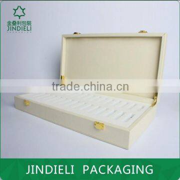 Elegant pu cosmetic packaging box for gift