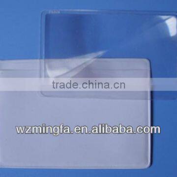 business card magnifier , size 85x55mm