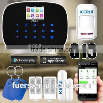 Newly Intelligent wireless wifi gsm security burglar wireless auto dial home security alarm system